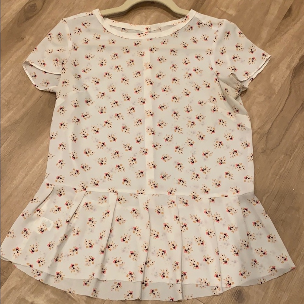LOFT peplum top